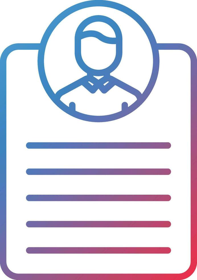 Personal Linked Data Vector Icon