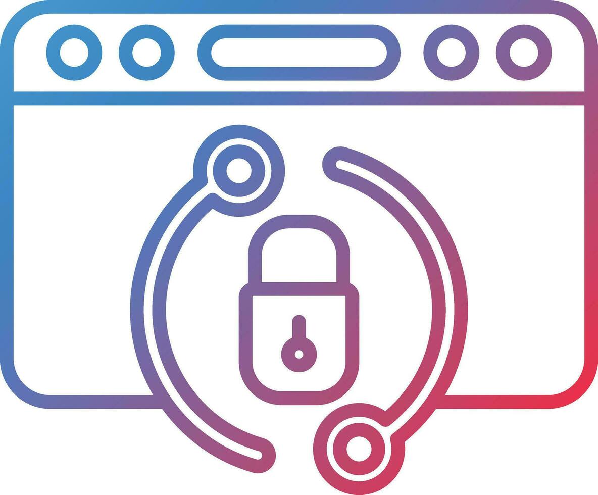 Web Security Vector Icon