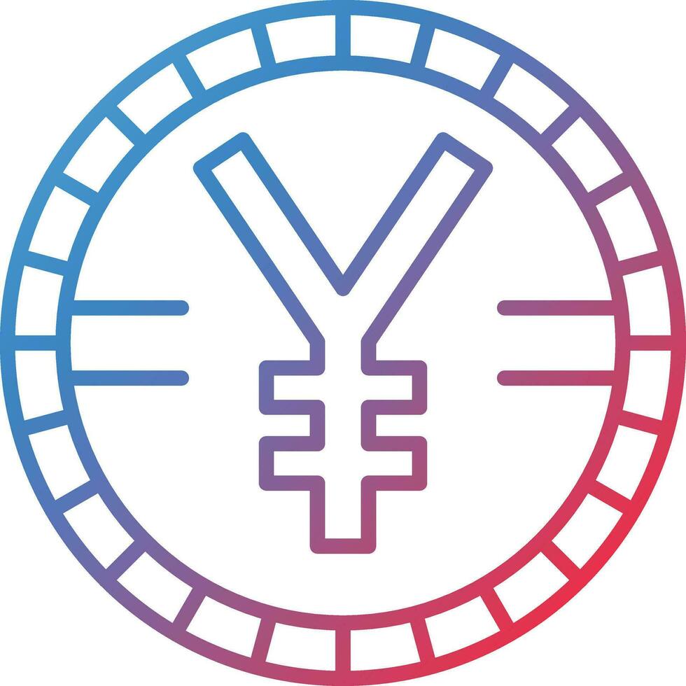 Chinese Yuan Vector Icon