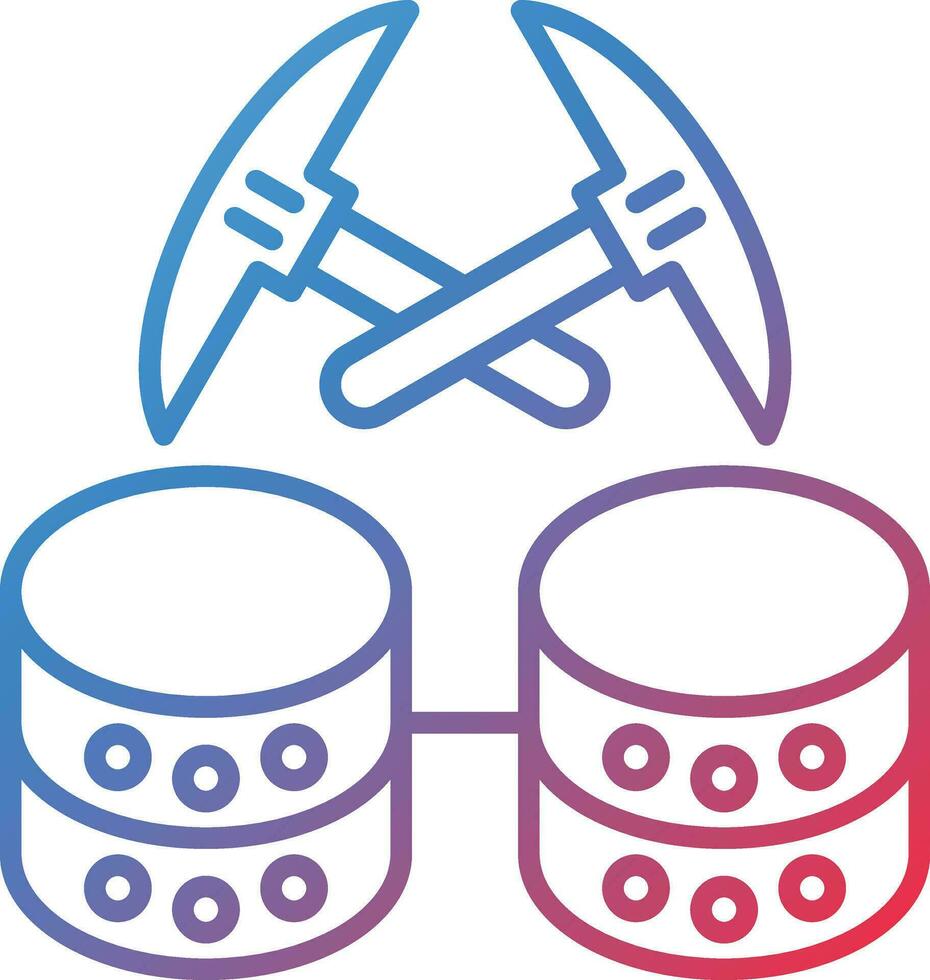 Data Mining Vector Icon