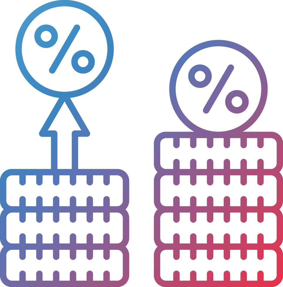 Interest Rates Vector Icon