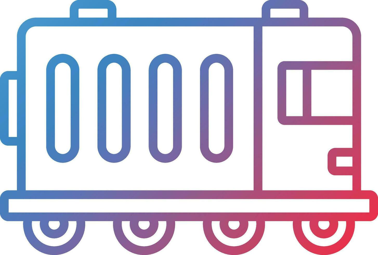 Cargo Train Vector Icon