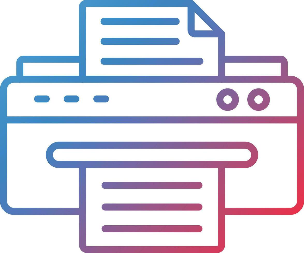Copier Paper Vector Icon