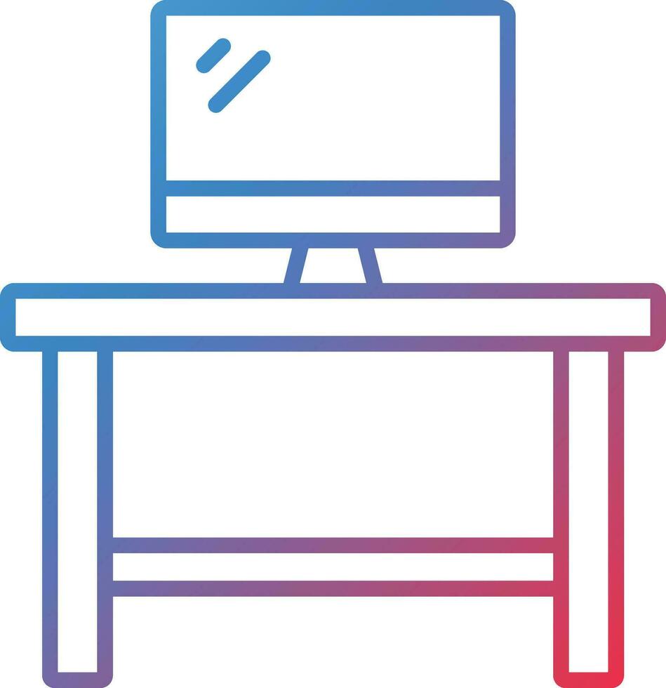 Desk Organizer Vector Icon