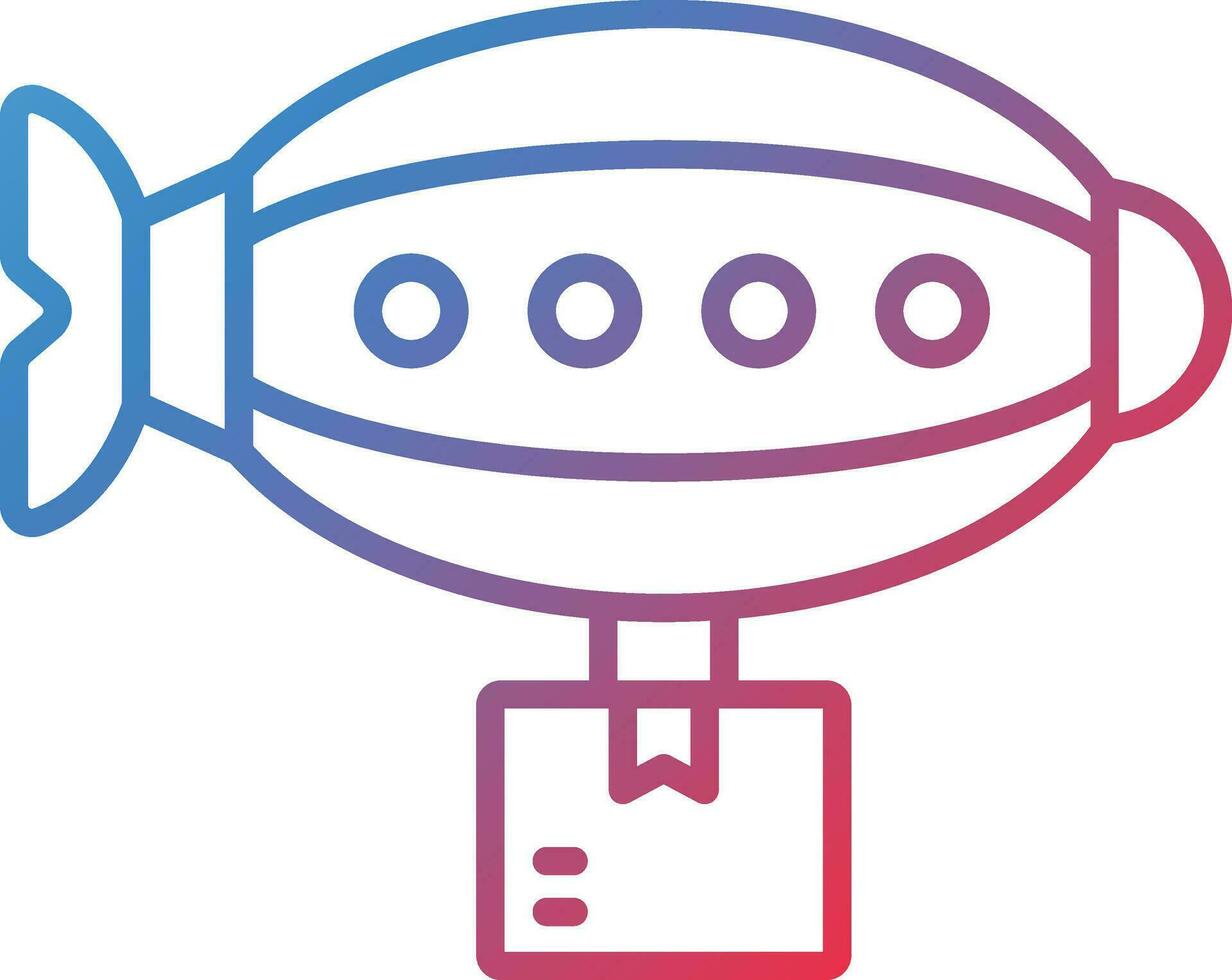 Airship Vector Icon