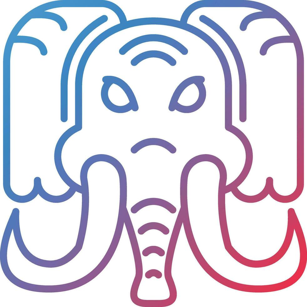 Mammoth Vector Icon