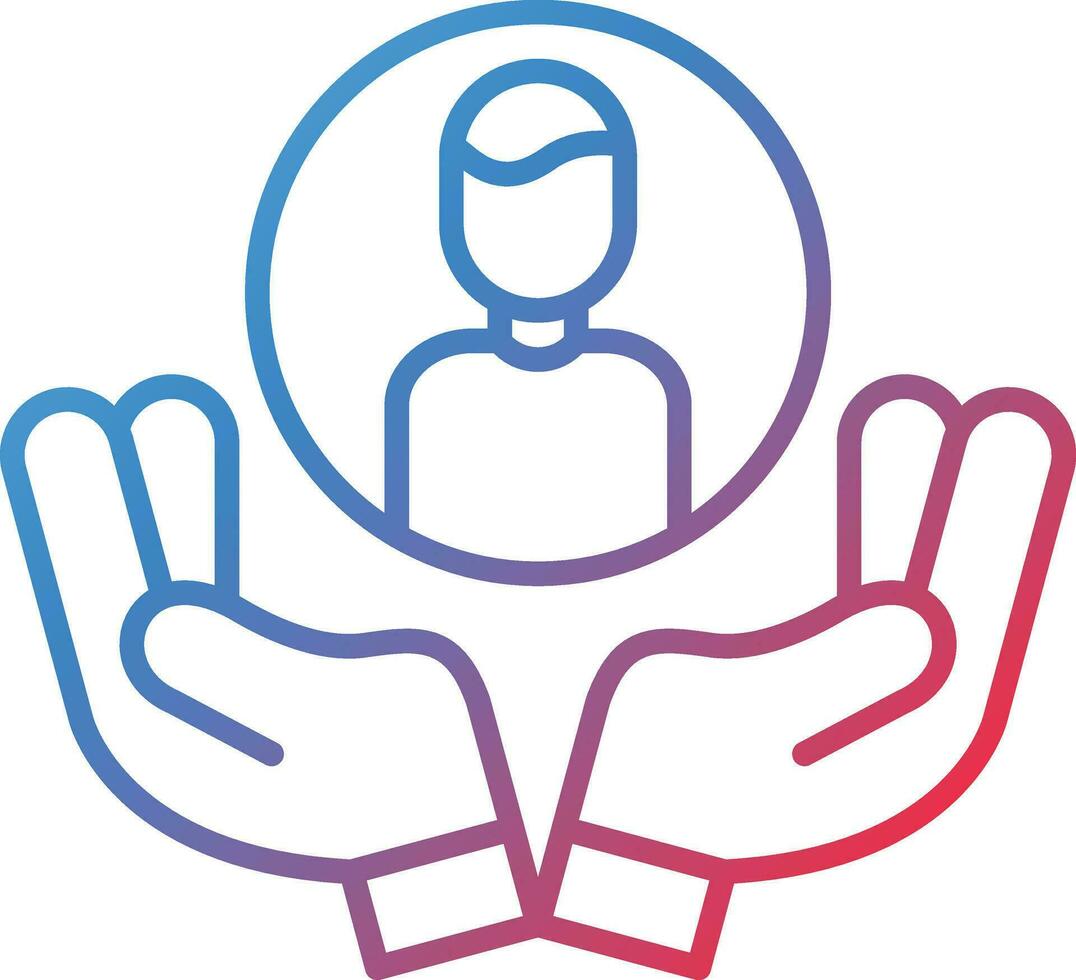 Customer Retention Rate Vector Icon