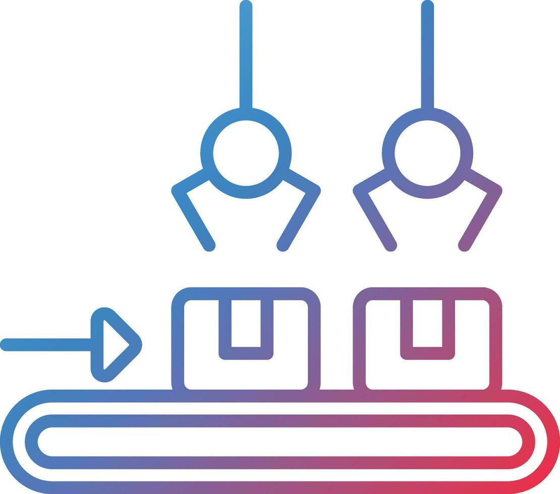 Flexible Assembly System Vector Icon