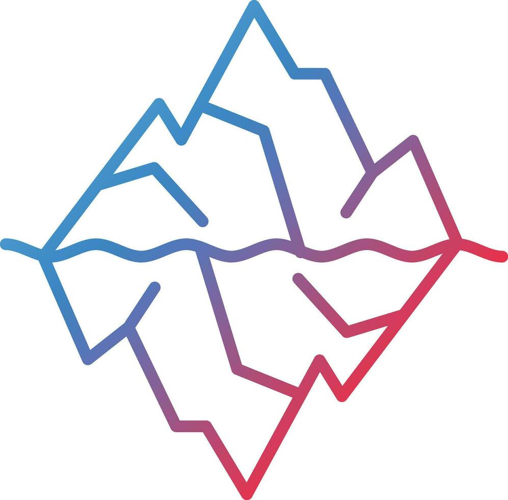Glaciers Vector Icon