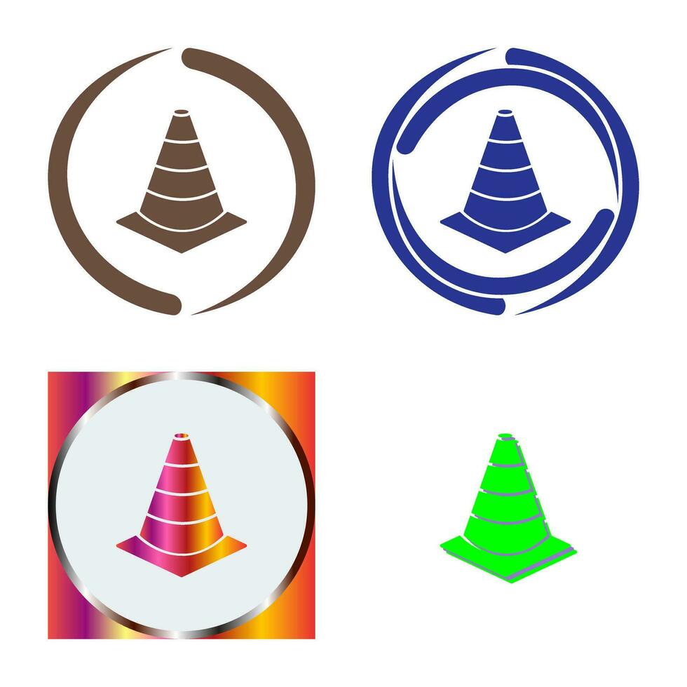 Unique Cone Vector Icon