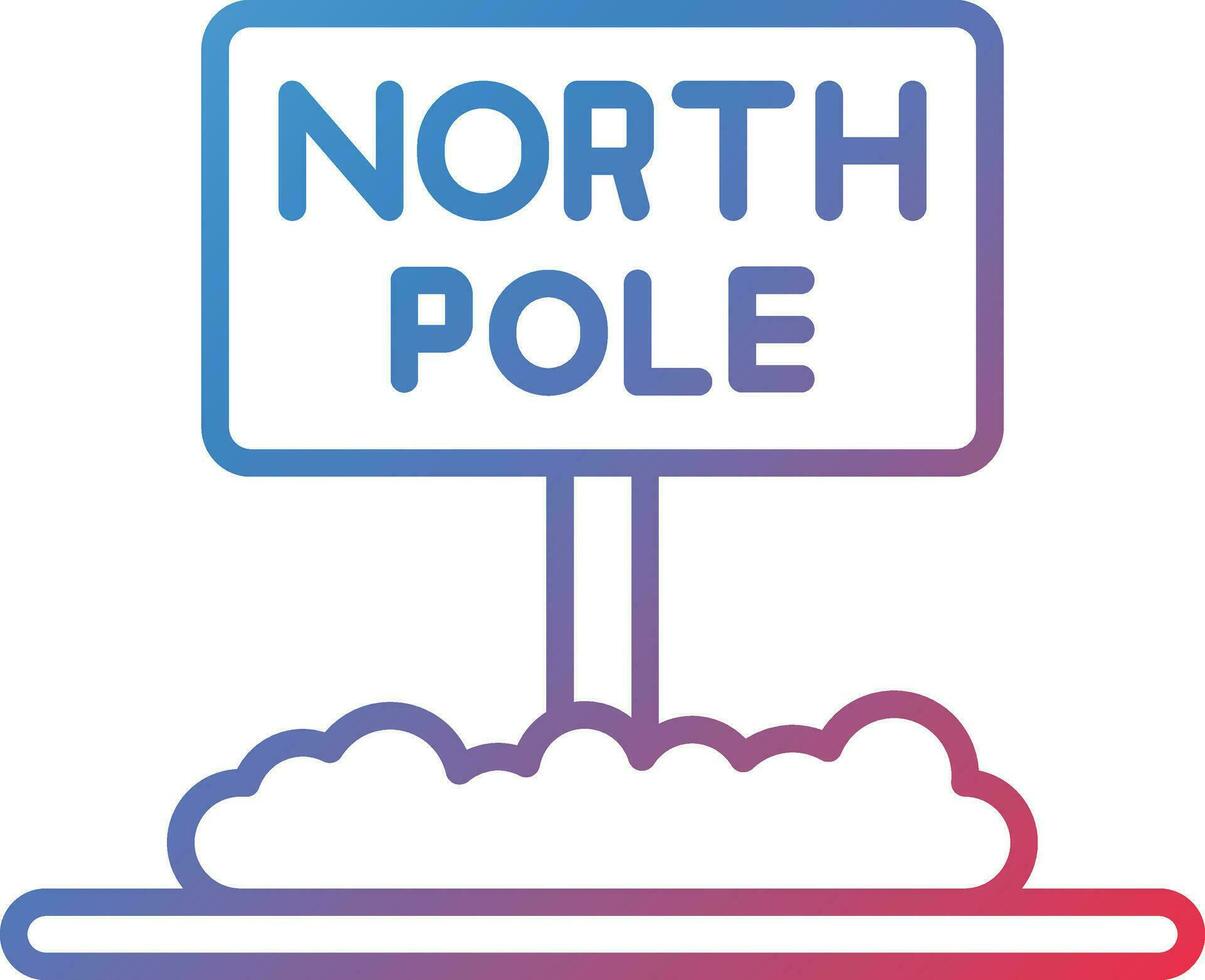 North Pole Vector Icon