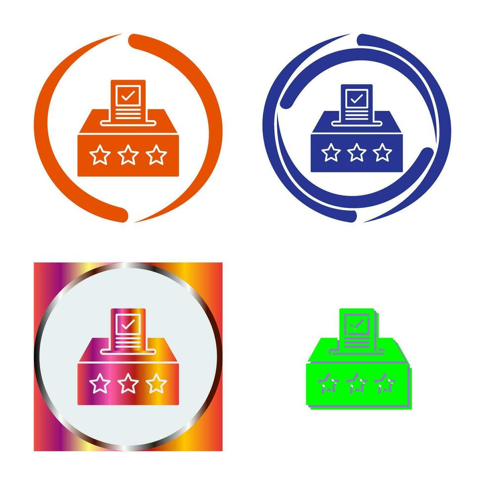 Ballot Vector Icon