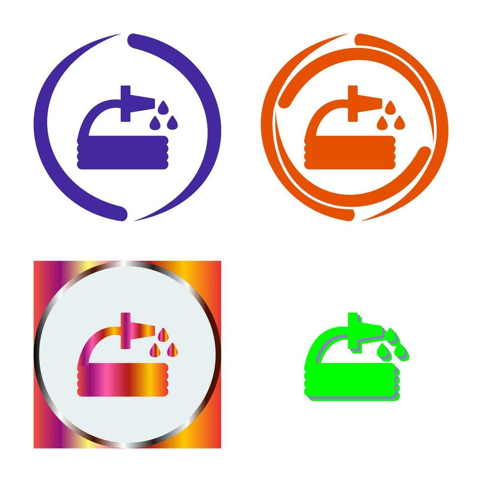 Unique Water Hose Vector Icon