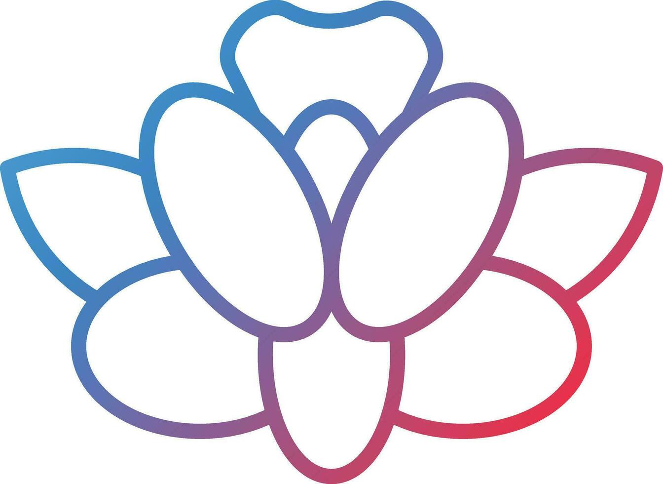 Water Lilies Vector Icon