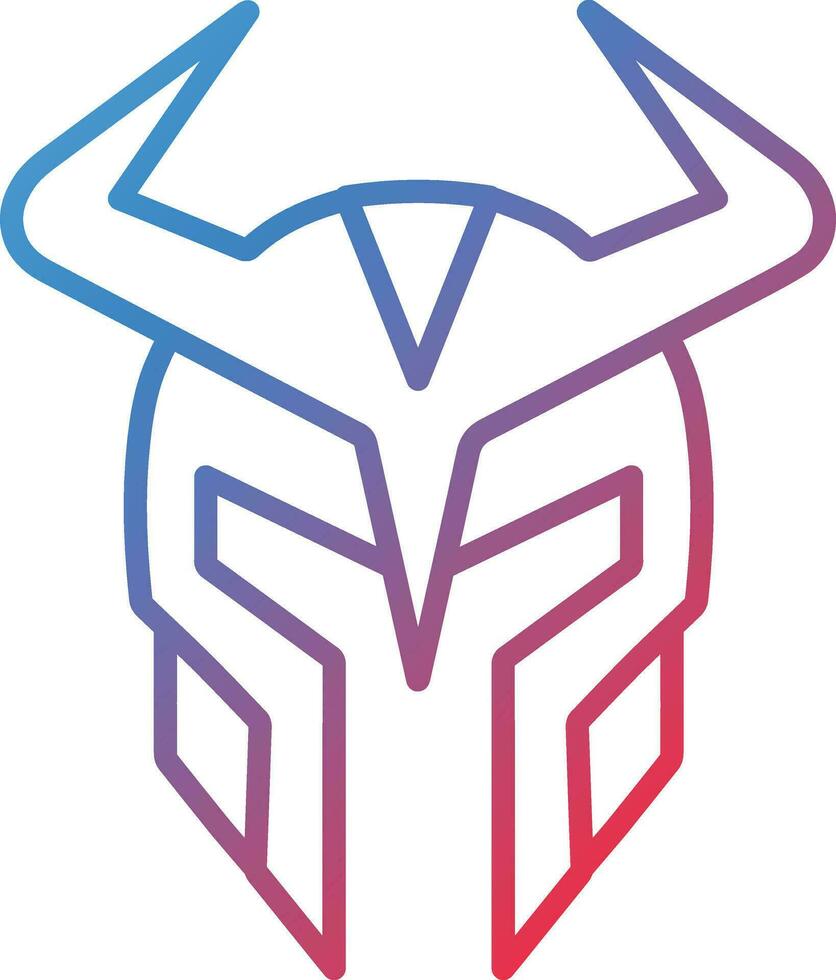 Viking Helmet Vector Icon