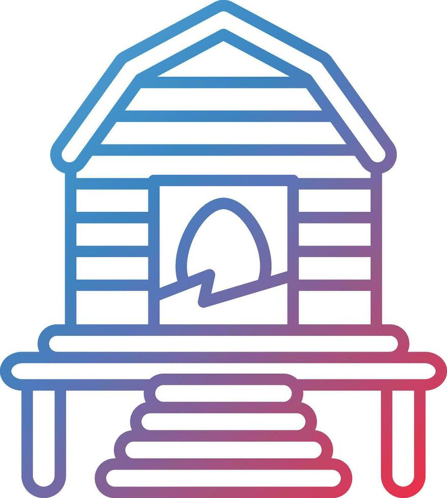 Chicken Coop Vector Icon