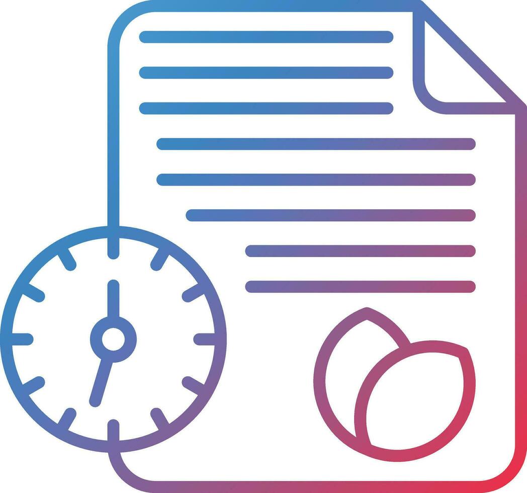 Real Time Analysis Vector Icon