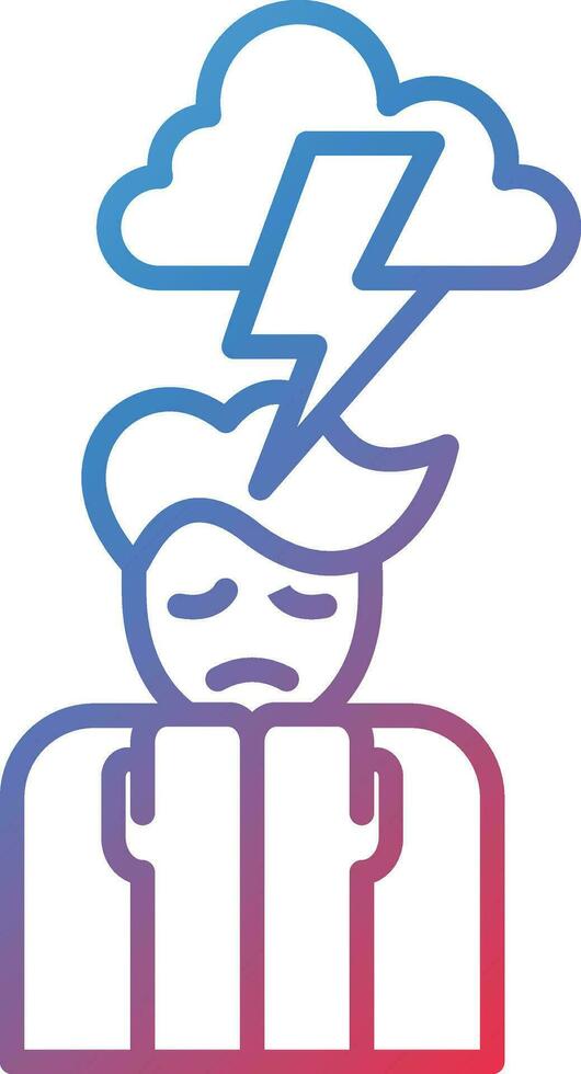 Stress Vector Icon