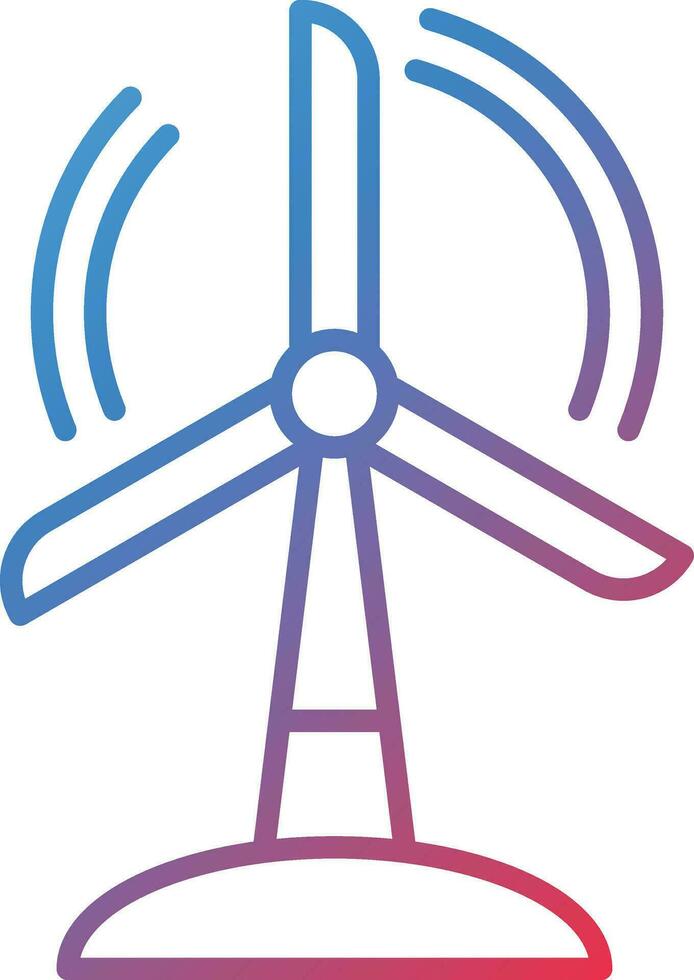 Windmill Vector Icon