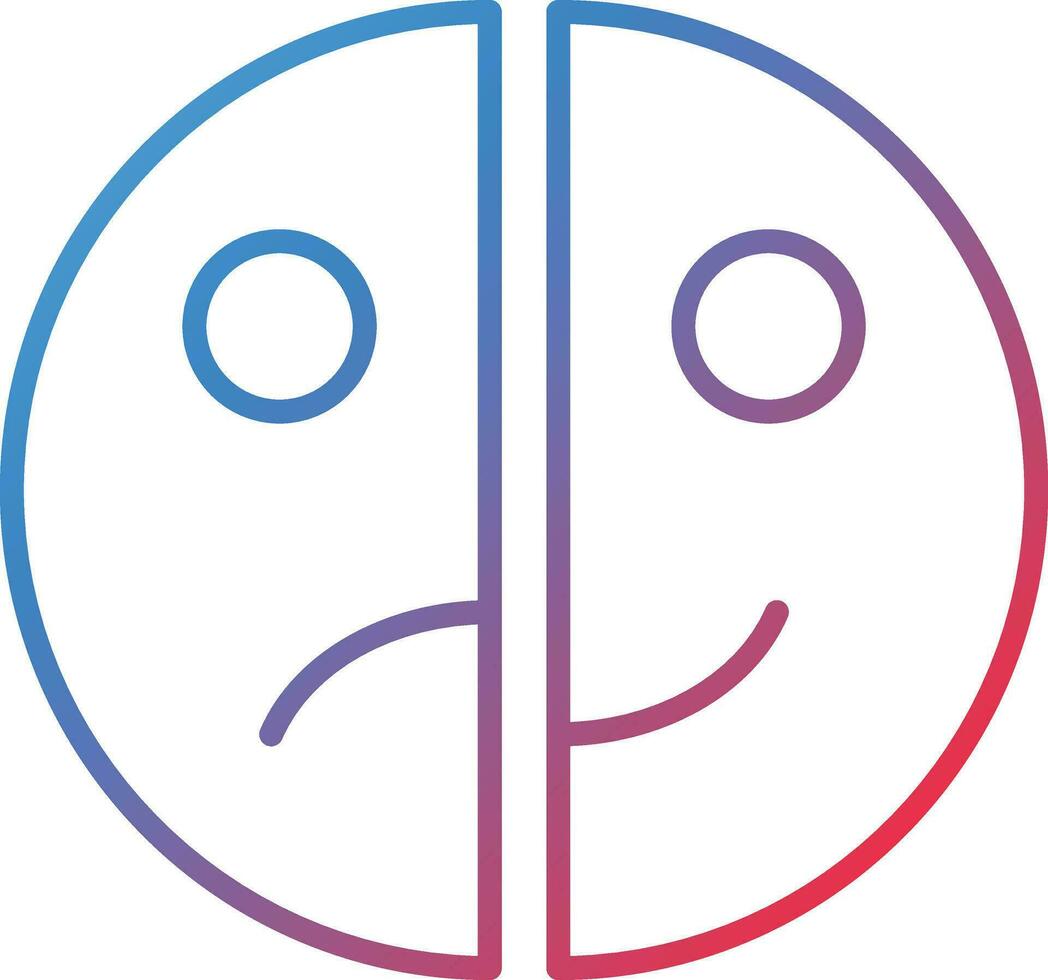 Bipolar Disorder Vector Icon