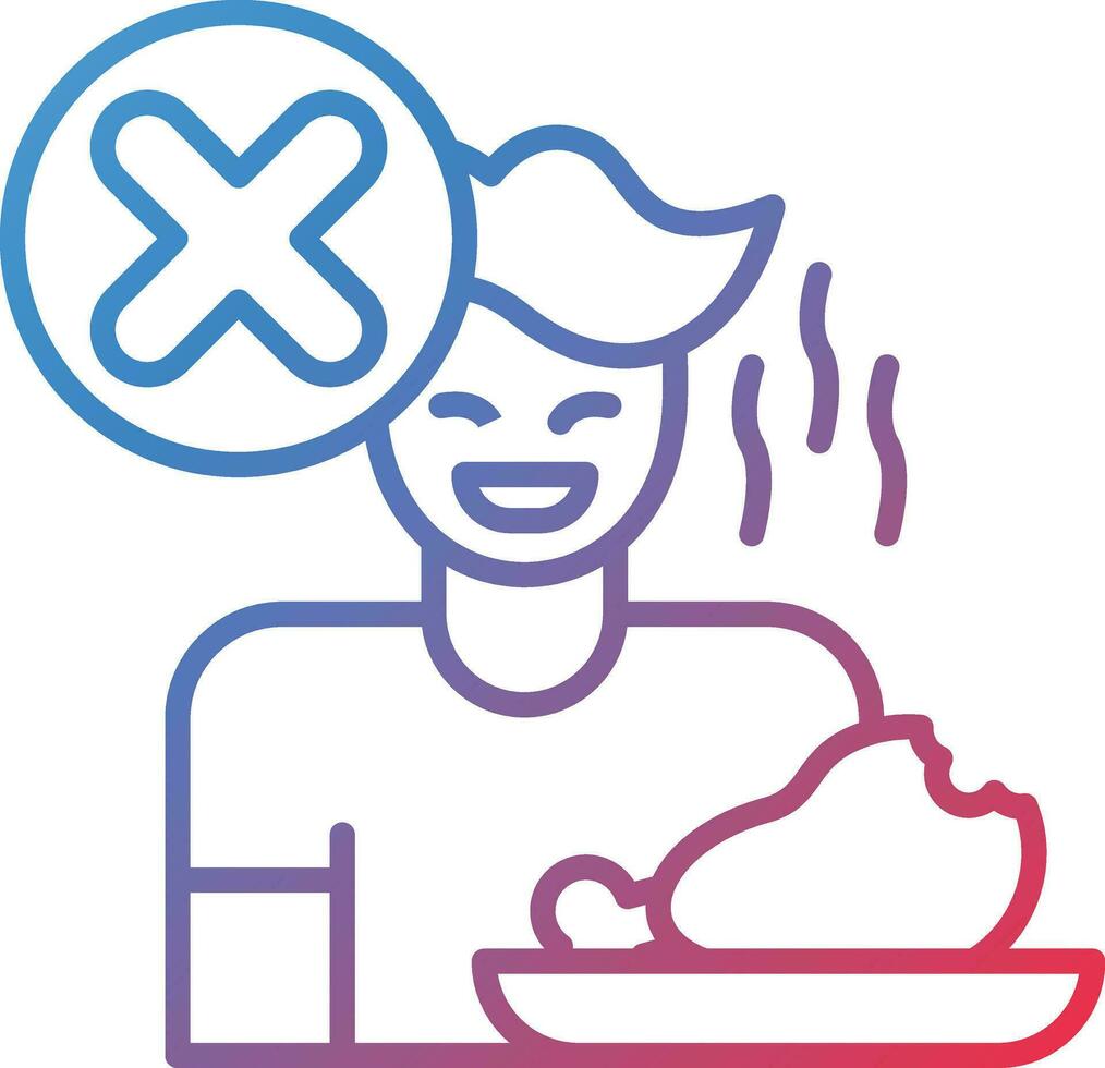 No Appetite Vector Icon