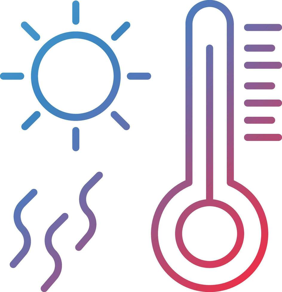 Heatwave Vector Icon