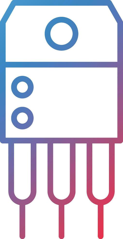 Transistor Vector Icon