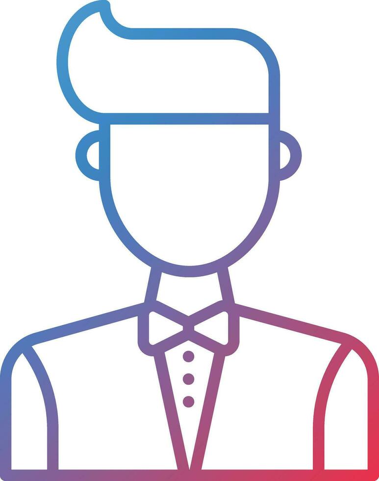 Waiter Vector Icon