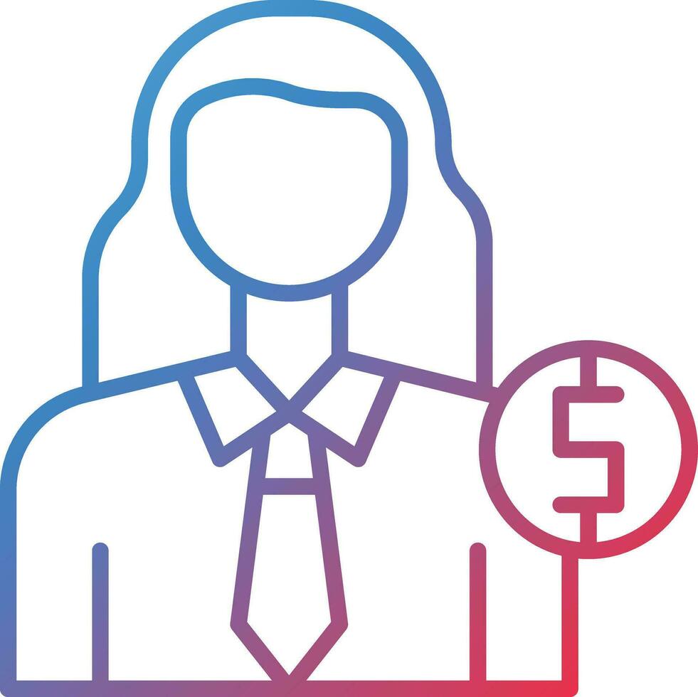 Salesperson Vector Icon