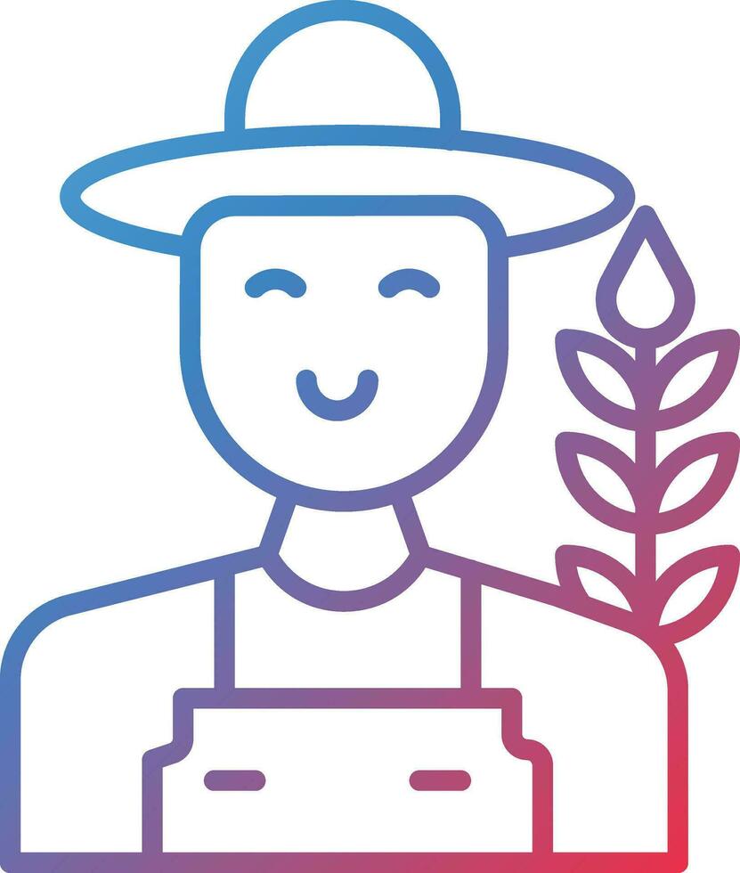 Farmer Vector Icon