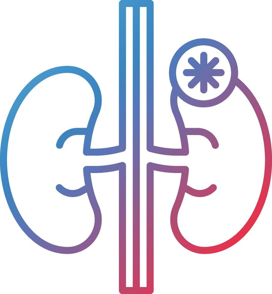 Adrenal Glands Vector Icon