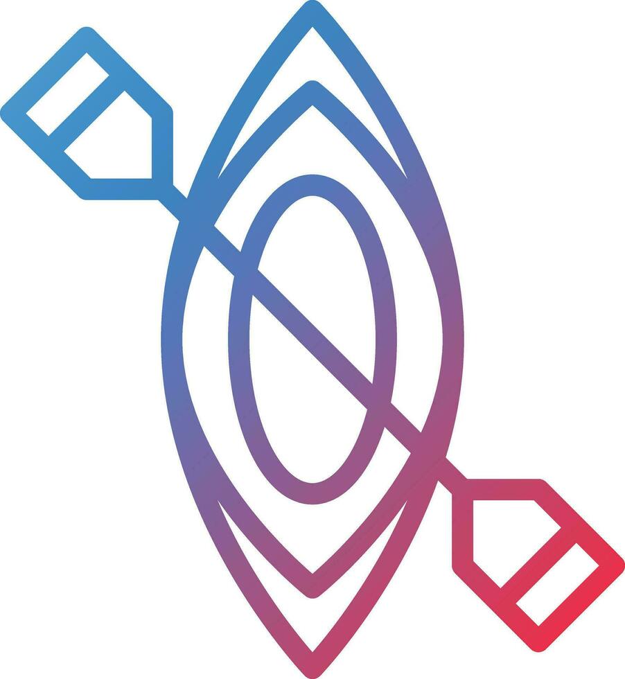 Kayak Vector Icon