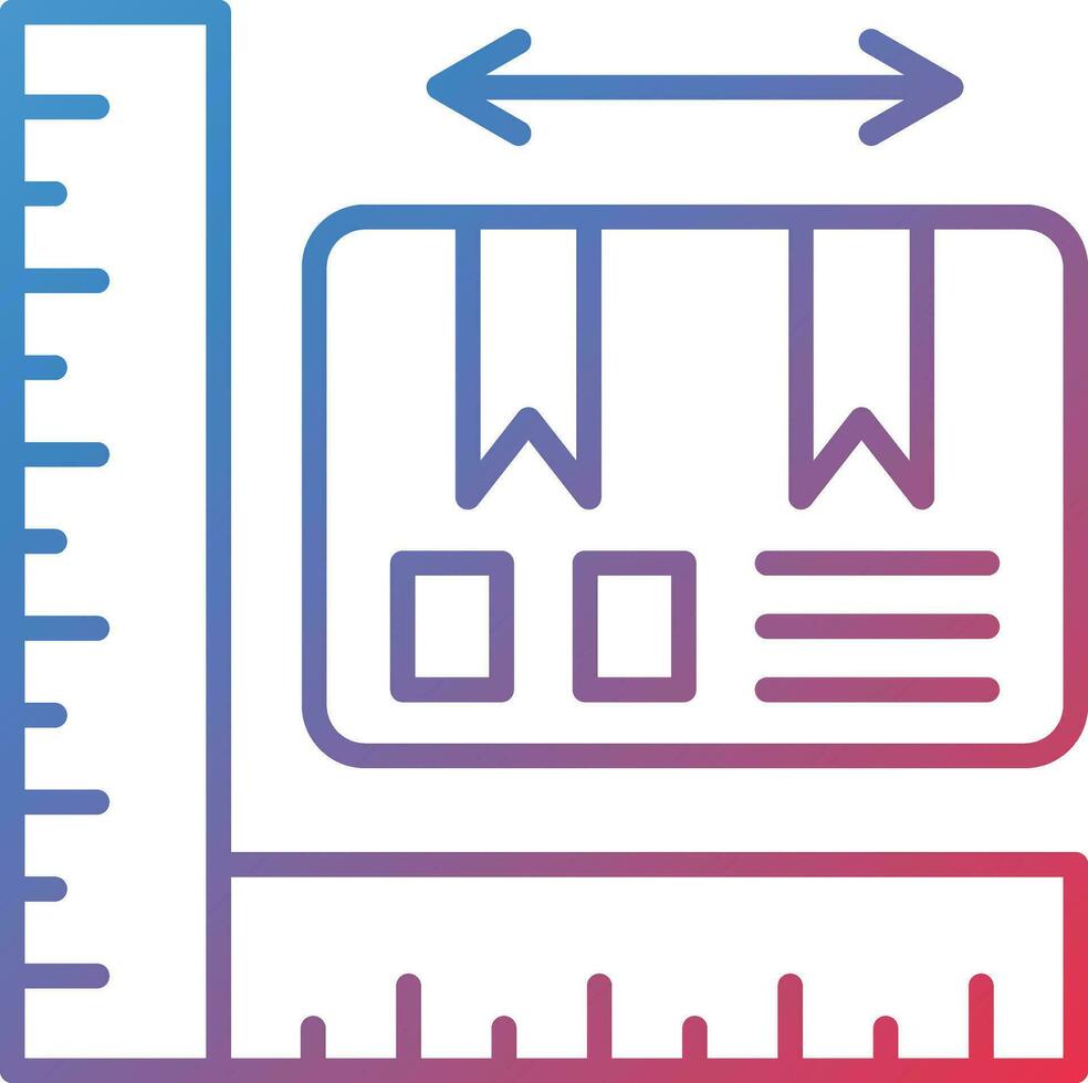 Parcel Size Vector Icon