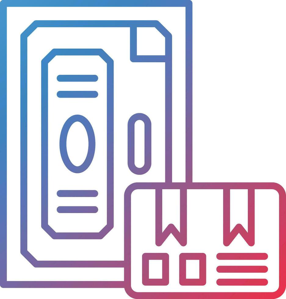 Door Delivery Vector Icon