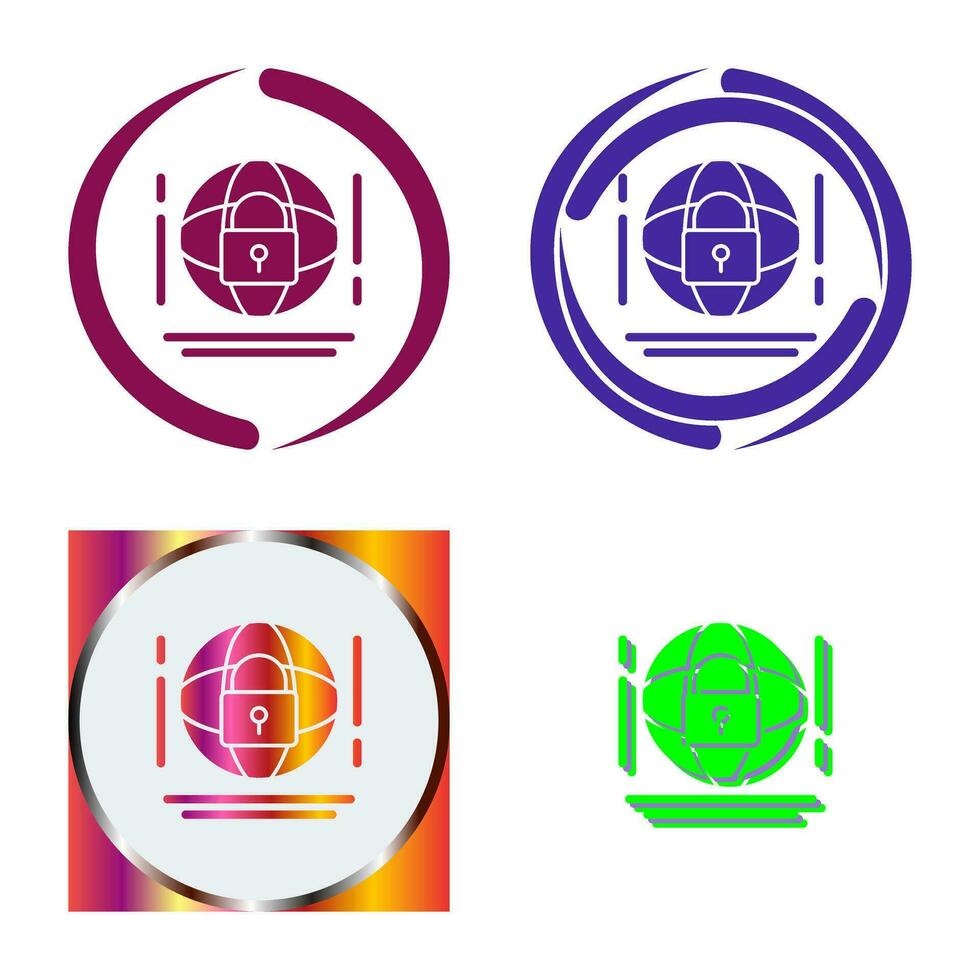 Internet Security Vector Icon