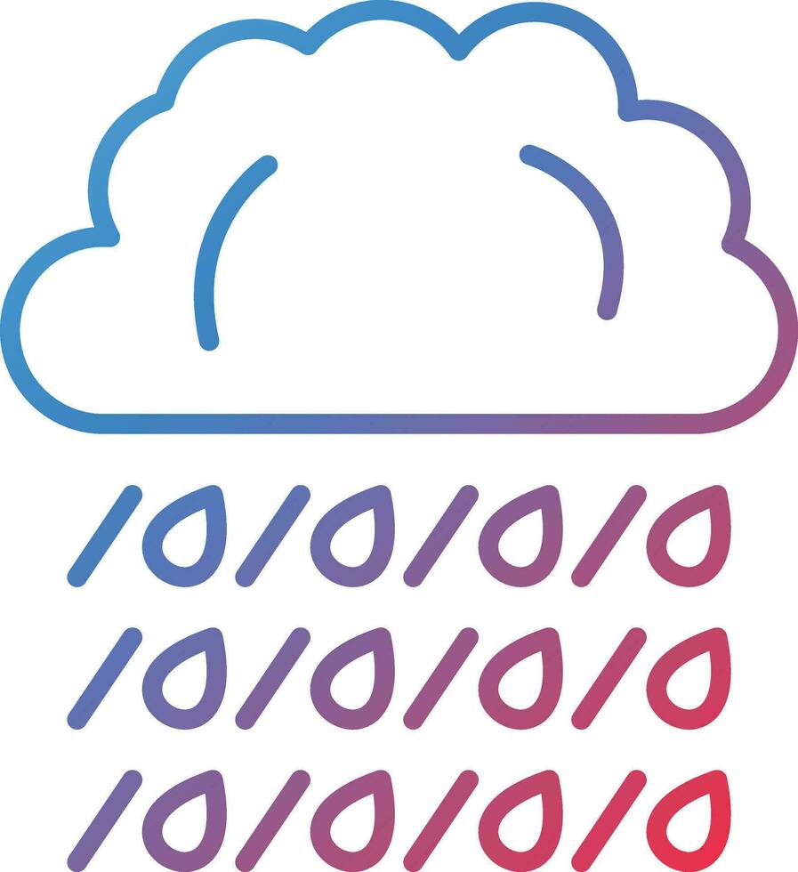 Rain Vector Icon
