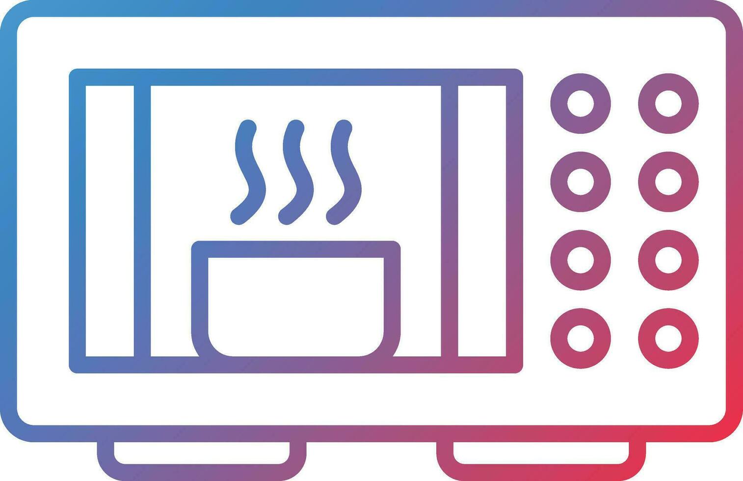Microwave Vector Icon
