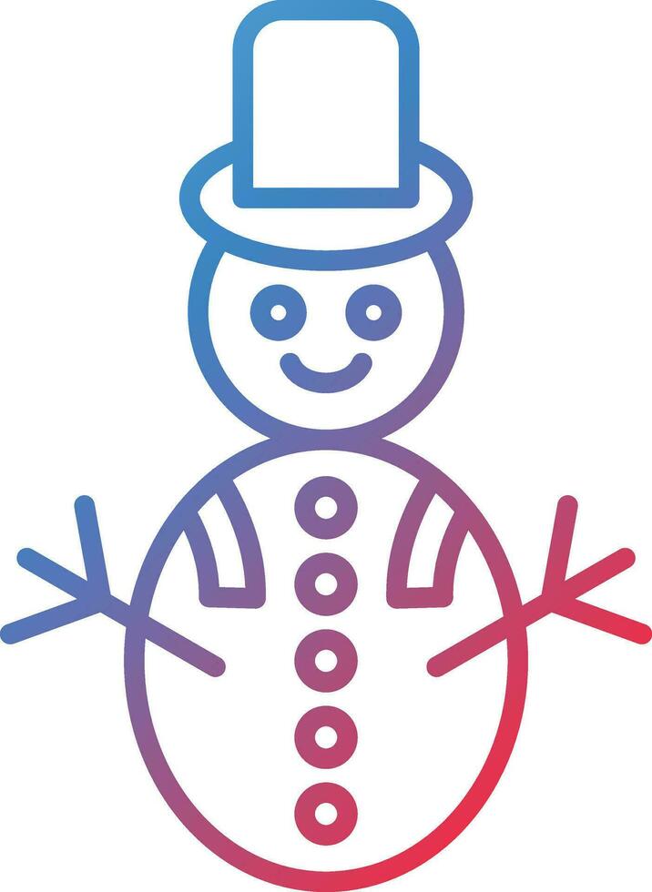 Snowman Vector Icon