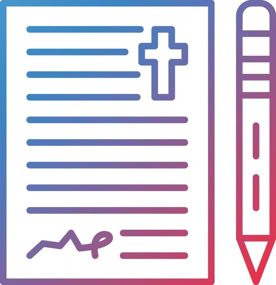Testament Vector Icon