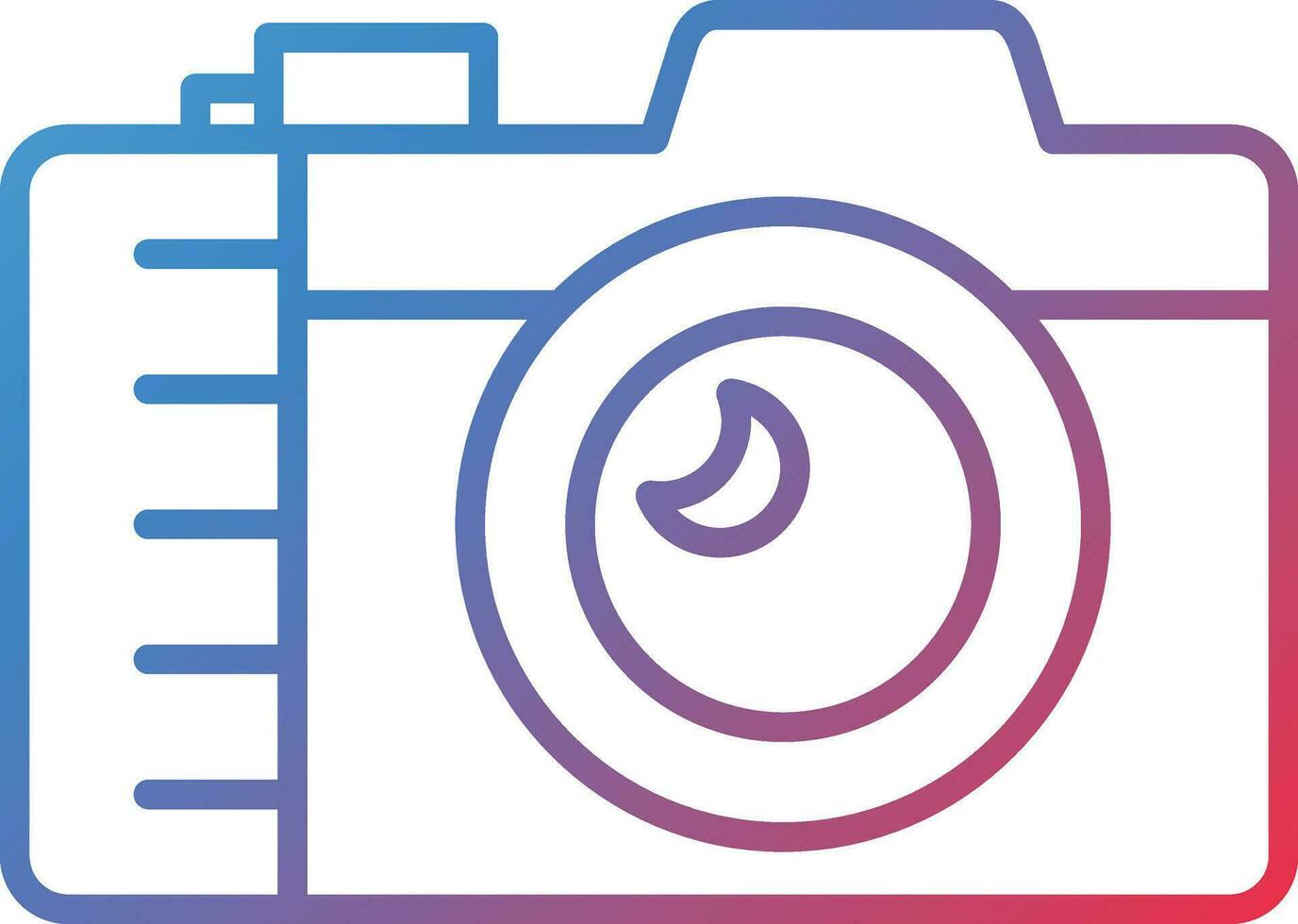 Compact Camera Vector Icon