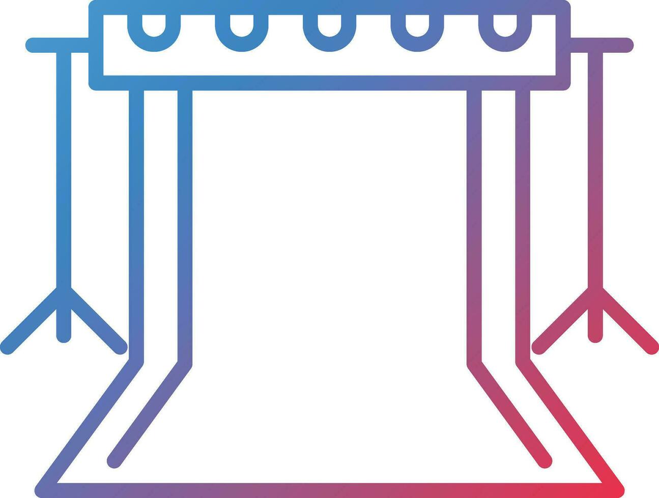 Camera Backdrop Vector Icon