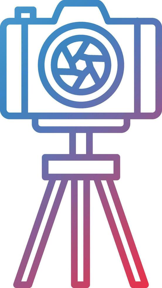 Tripod Camera Vector Icon