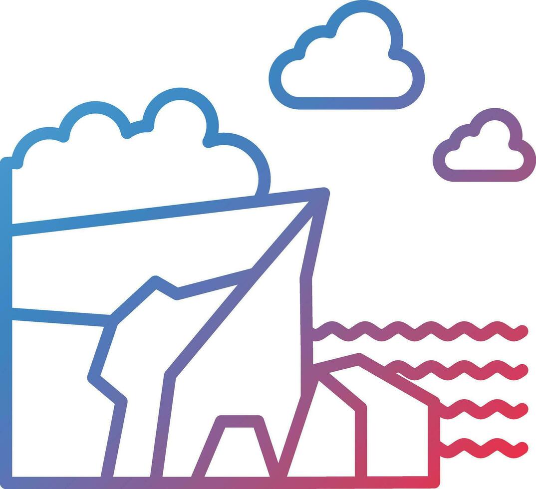 Cliff Vector Icon