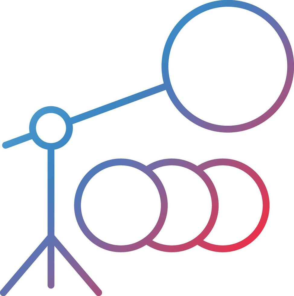 Camera Reflector Vector Icon