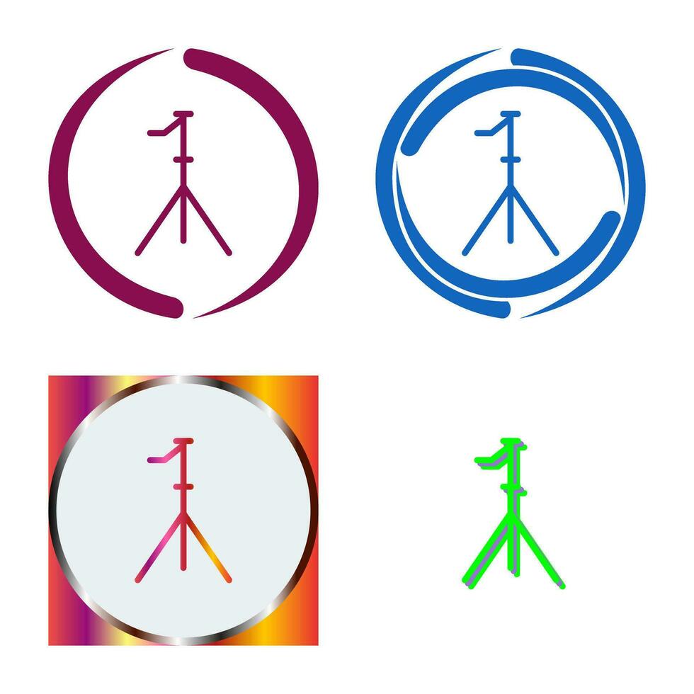 Unique Stand Vector Icon