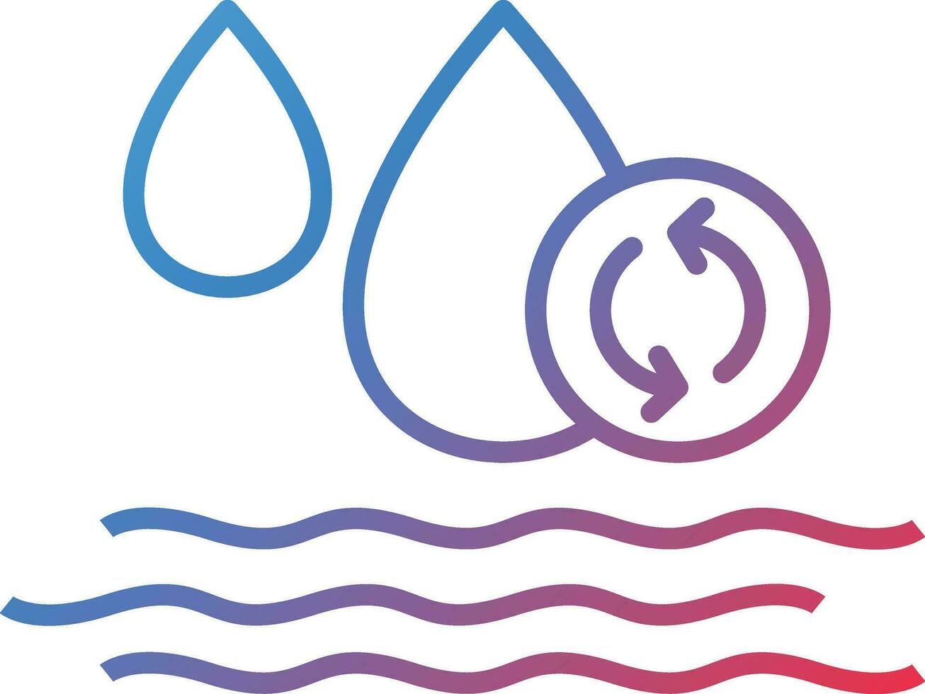 Save Water Vector Icon
