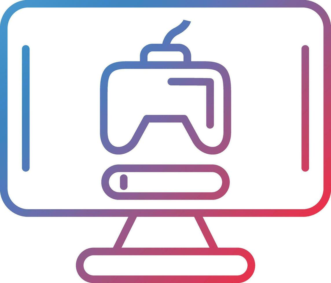 Game Login Vector Icon
