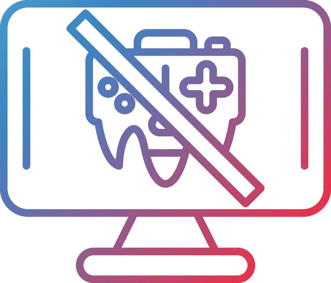 Game Disconnect Vector Icon