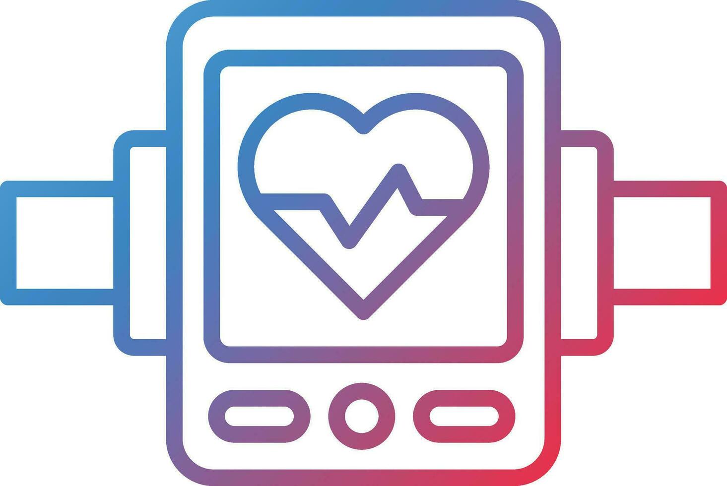 Pulsometer Vector Icon