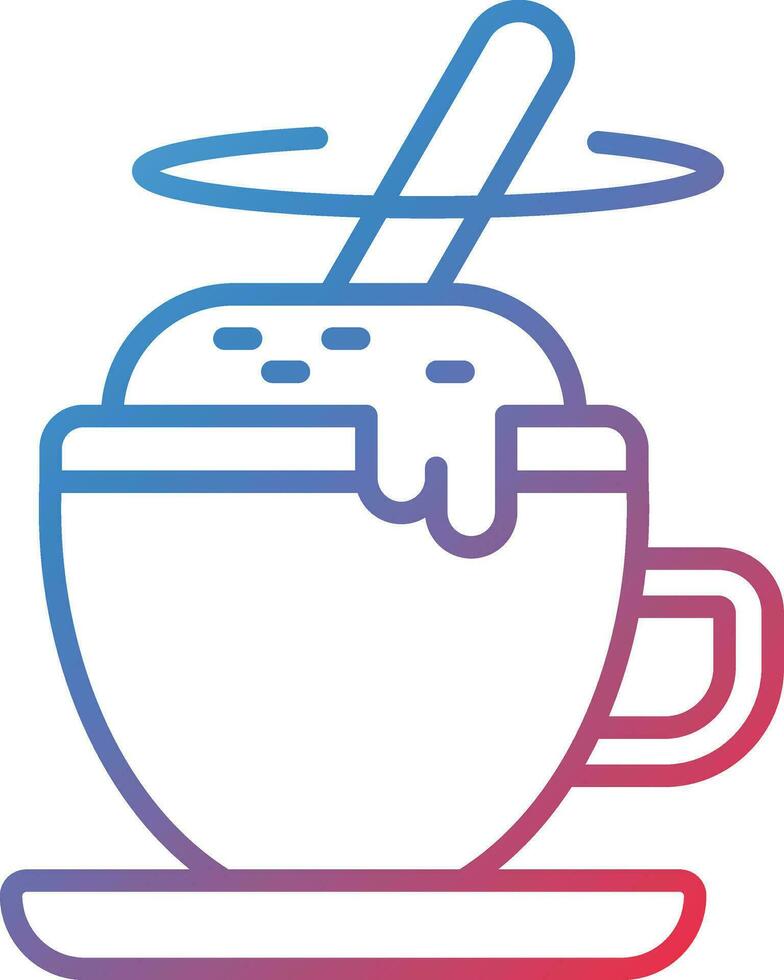 Coffee Mixing Vector Icon